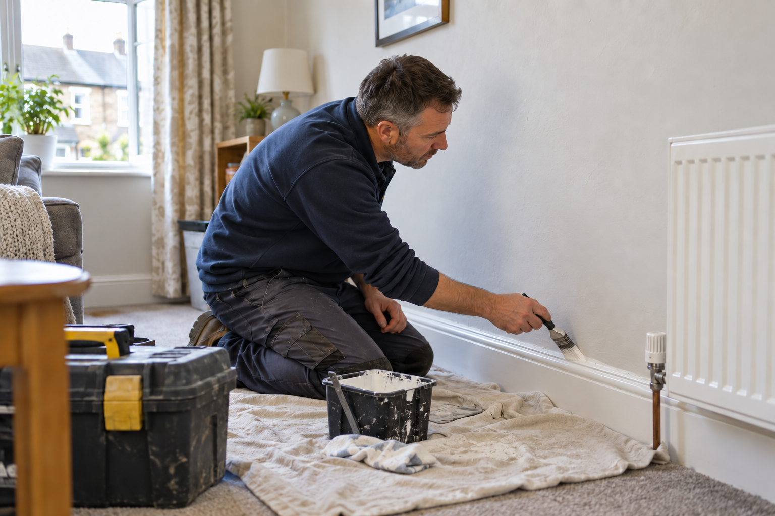 Professional repair and reinstatement decorating work